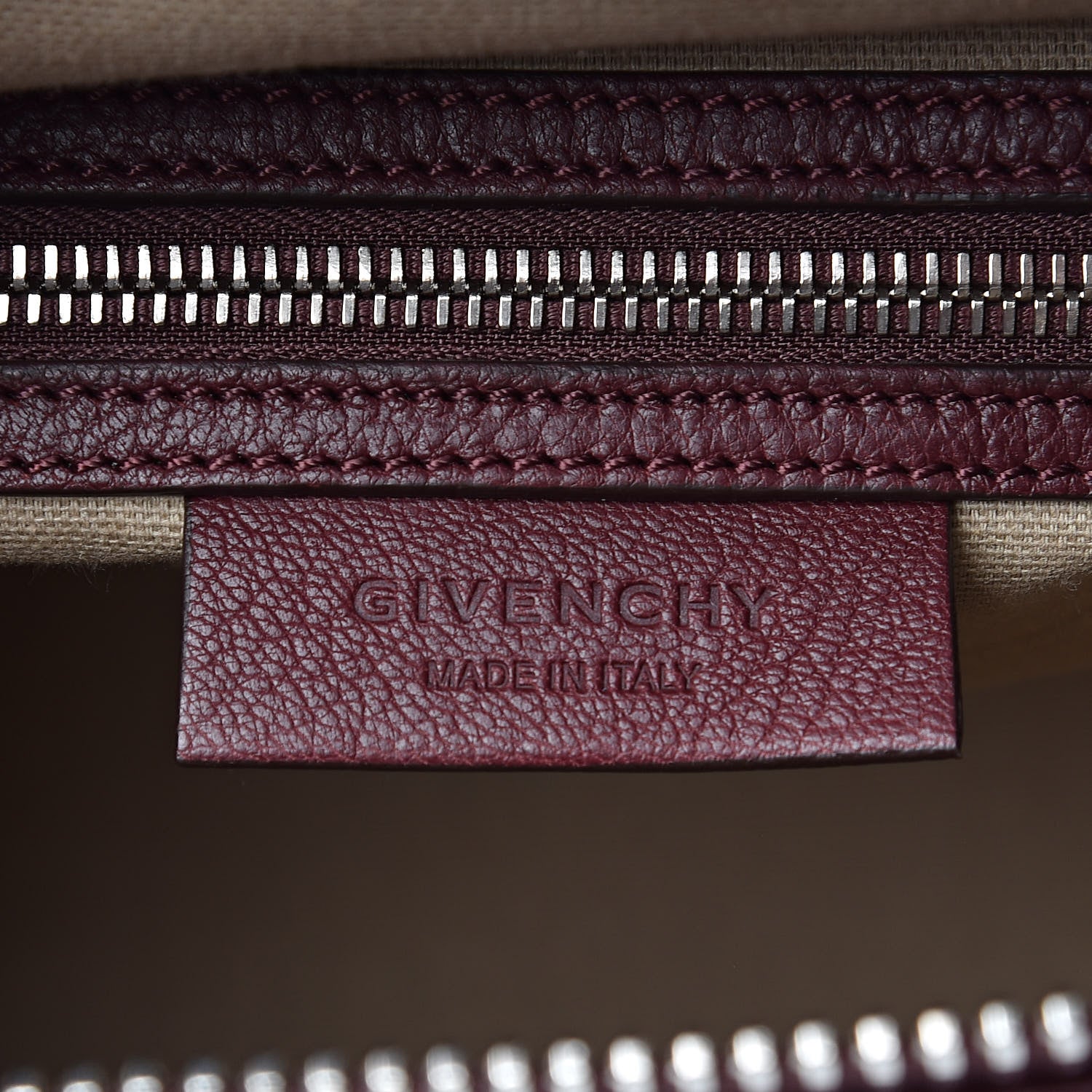 Givenchy Sugar Goatskin Small Antigona Oxblood 6 of 9