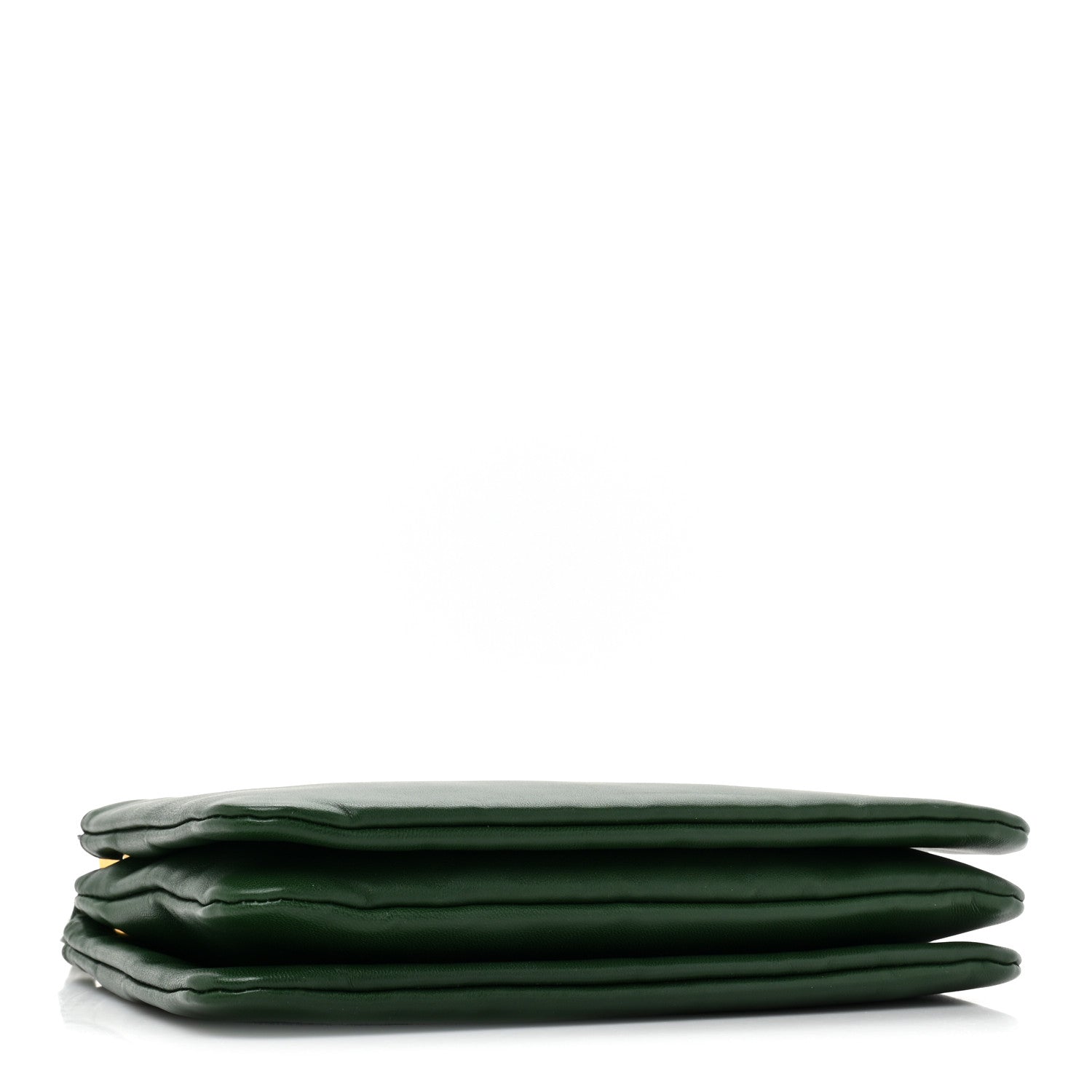 Celine Lambskin Large Trio Crossbody Bag Malachite 4 of 12