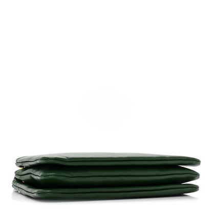 Celine Lambskin Large Trio Crossbody Bag Malachite 4 of 12