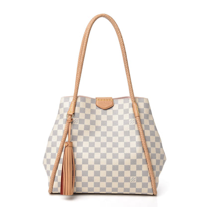 Louis Vuitton Damier Azur Propriano Rose Ballerine 1 of 8
