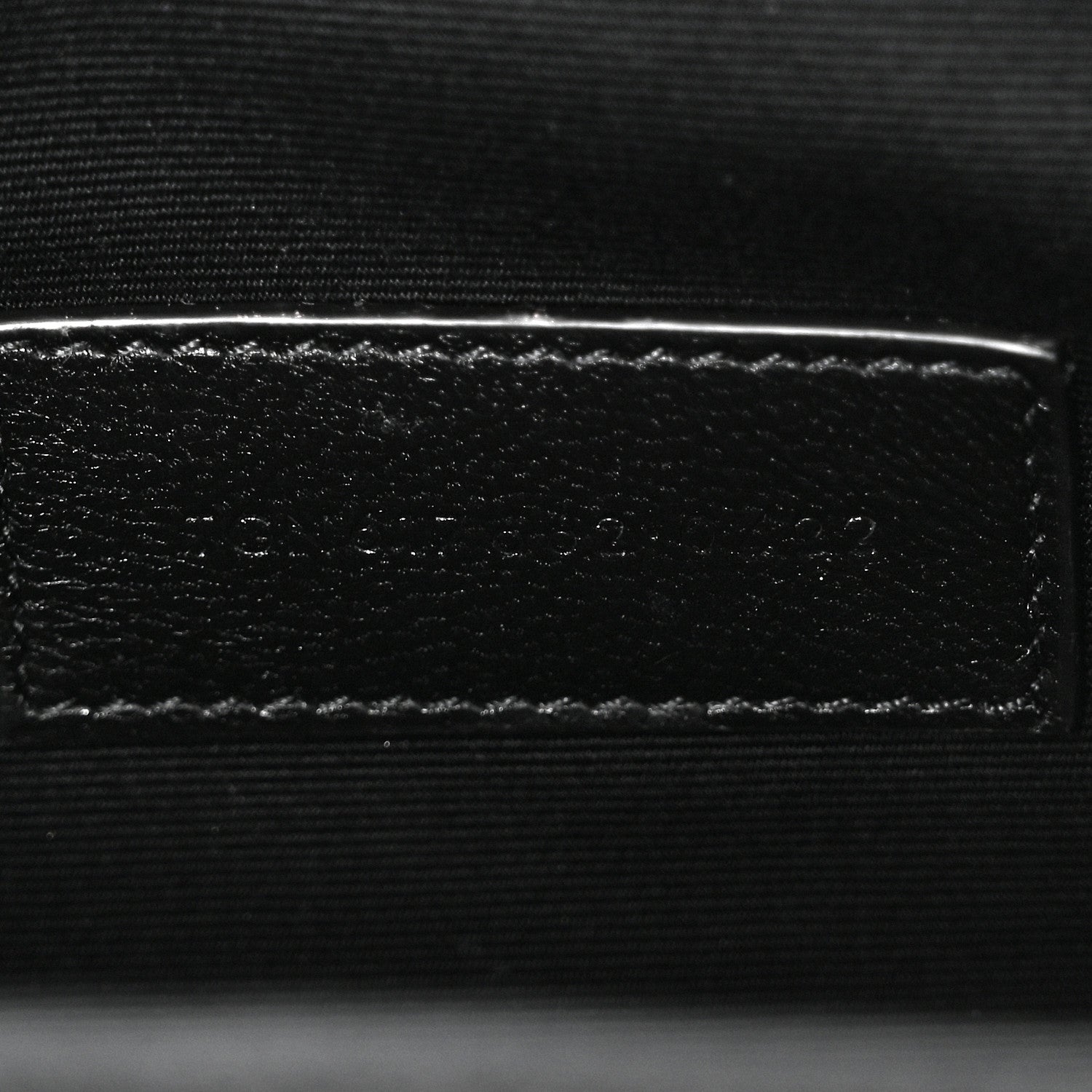 Saint Laurent Grain De Poudre Matelasse Chevron Monogram Envelope Clutch Black 7 of 10