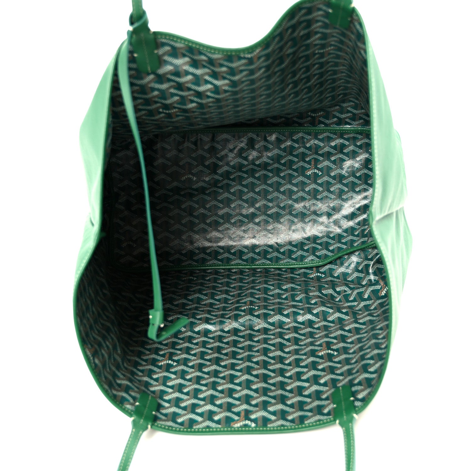 Goyard Goyardine Reversible Anjou GM Green 10 of 20