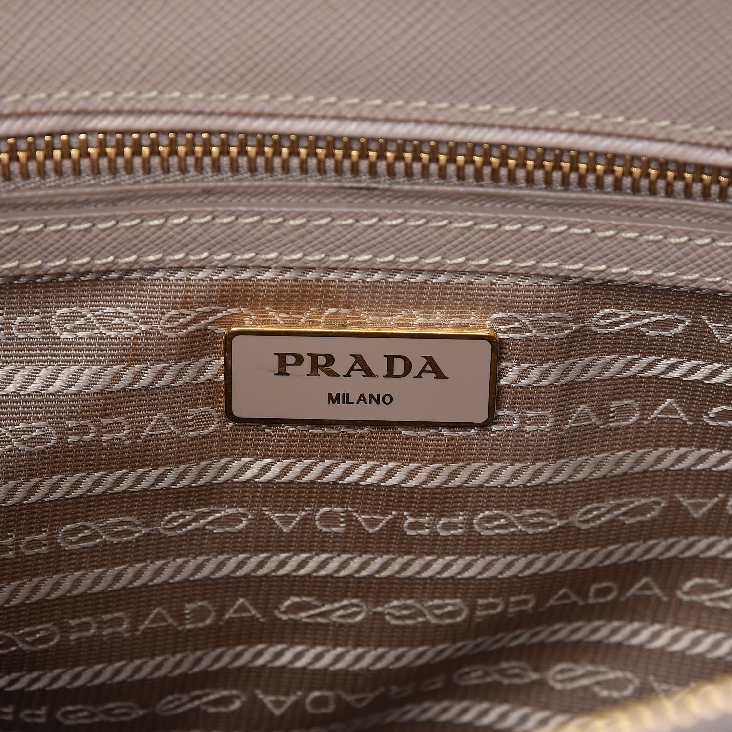 Prada Saffiano Small Galleria Double Zip Tote Cammeo 7 of 20
