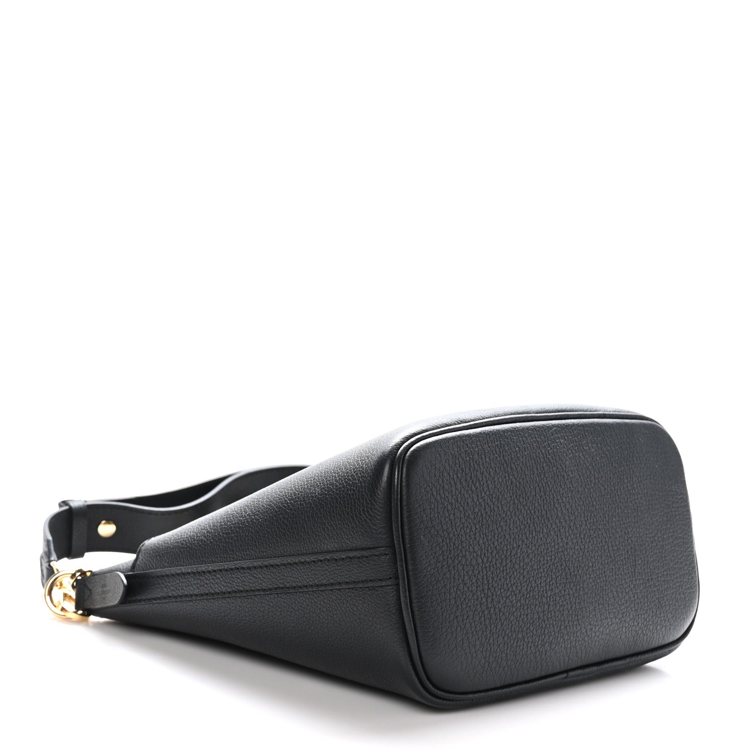 Louis Vuitton Calfskin Lock and Walk Bucket Black 4 of 11