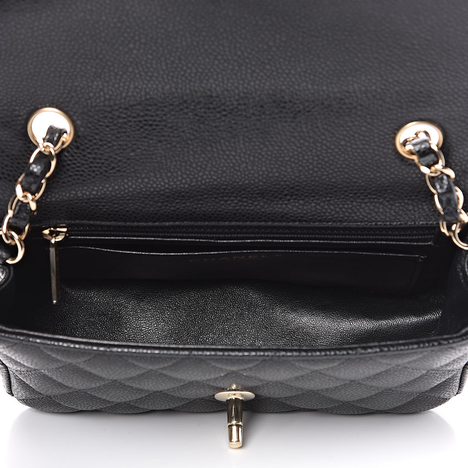 Chanel Caviar Quilted Mini Rectangular Flap Black 5 of 10