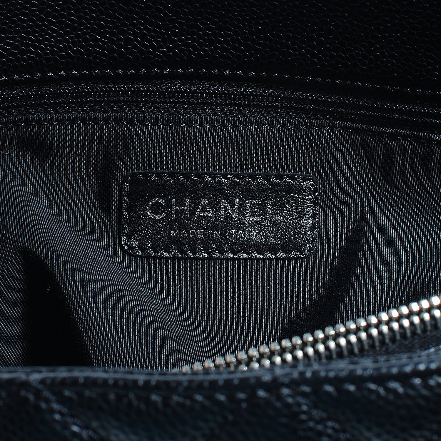 Chanel Caviar Grand Shopping Tote GST Black 7 of 8