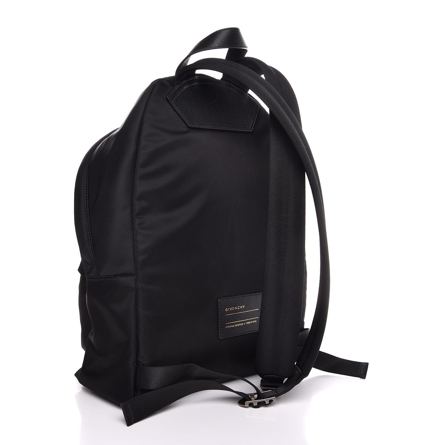 Nylon Urban Backpack Black White