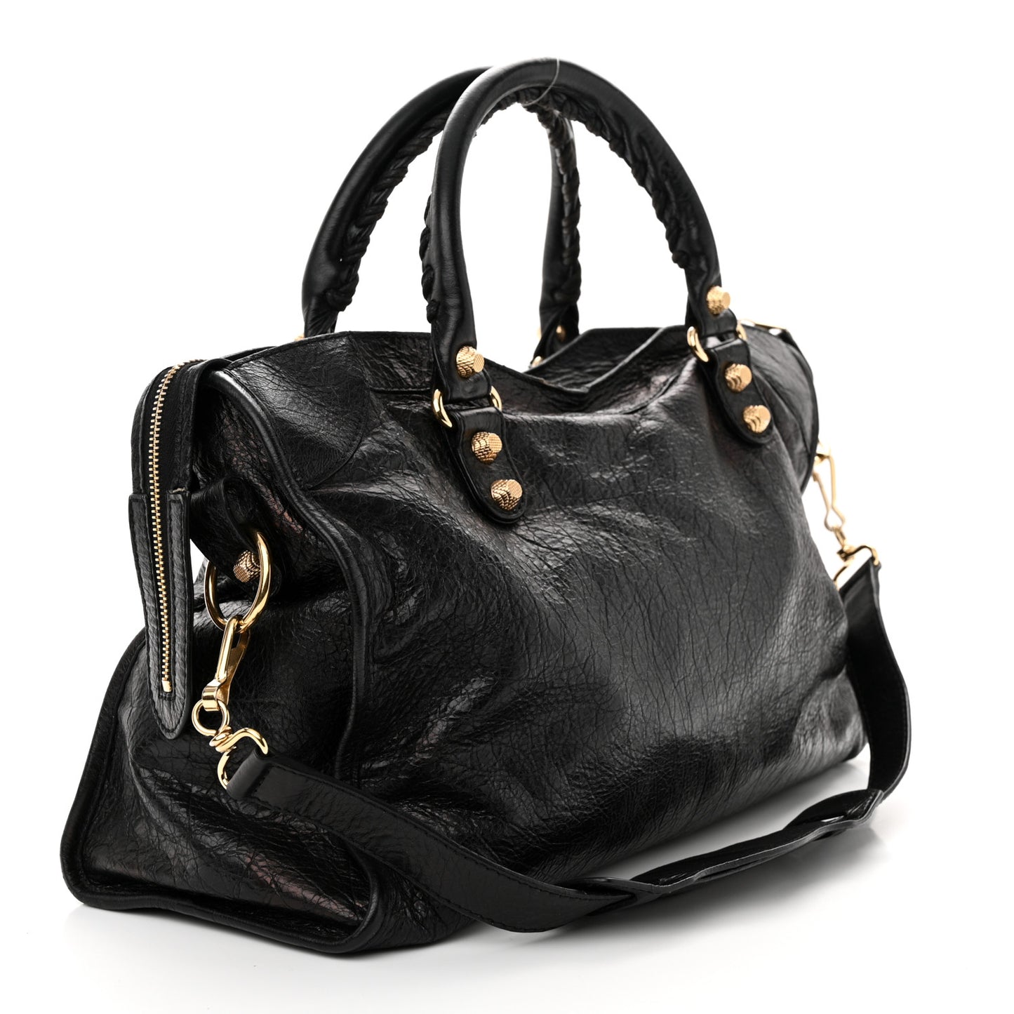 Agneau Giant 12 Gold Hardware City Black
