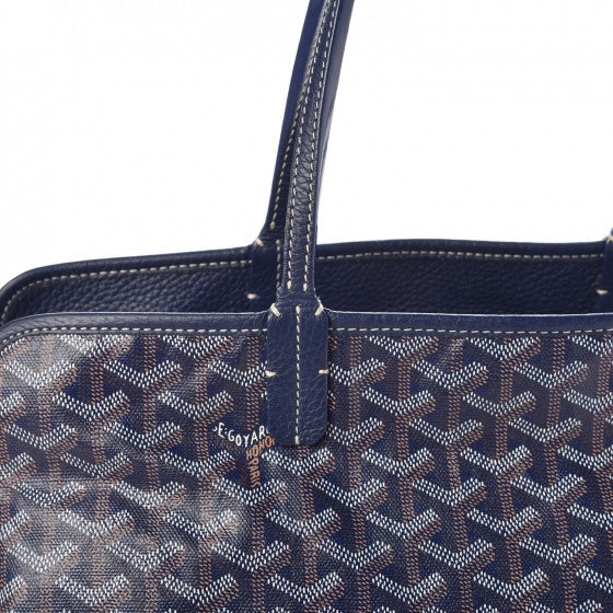 Goyard Goyardine Sac Hardy Pet Carrier PM Navy 12 of 14