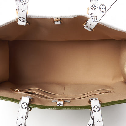Louis Vuitton Monogram Giant Onthego GM Kaki Beige 6 of 8