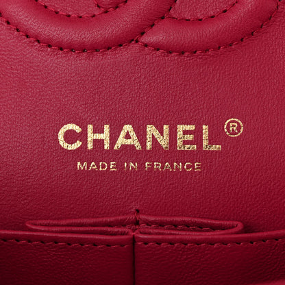 Chanel Caviar Quilted Small Double Flap Fuchsia 6 of 11