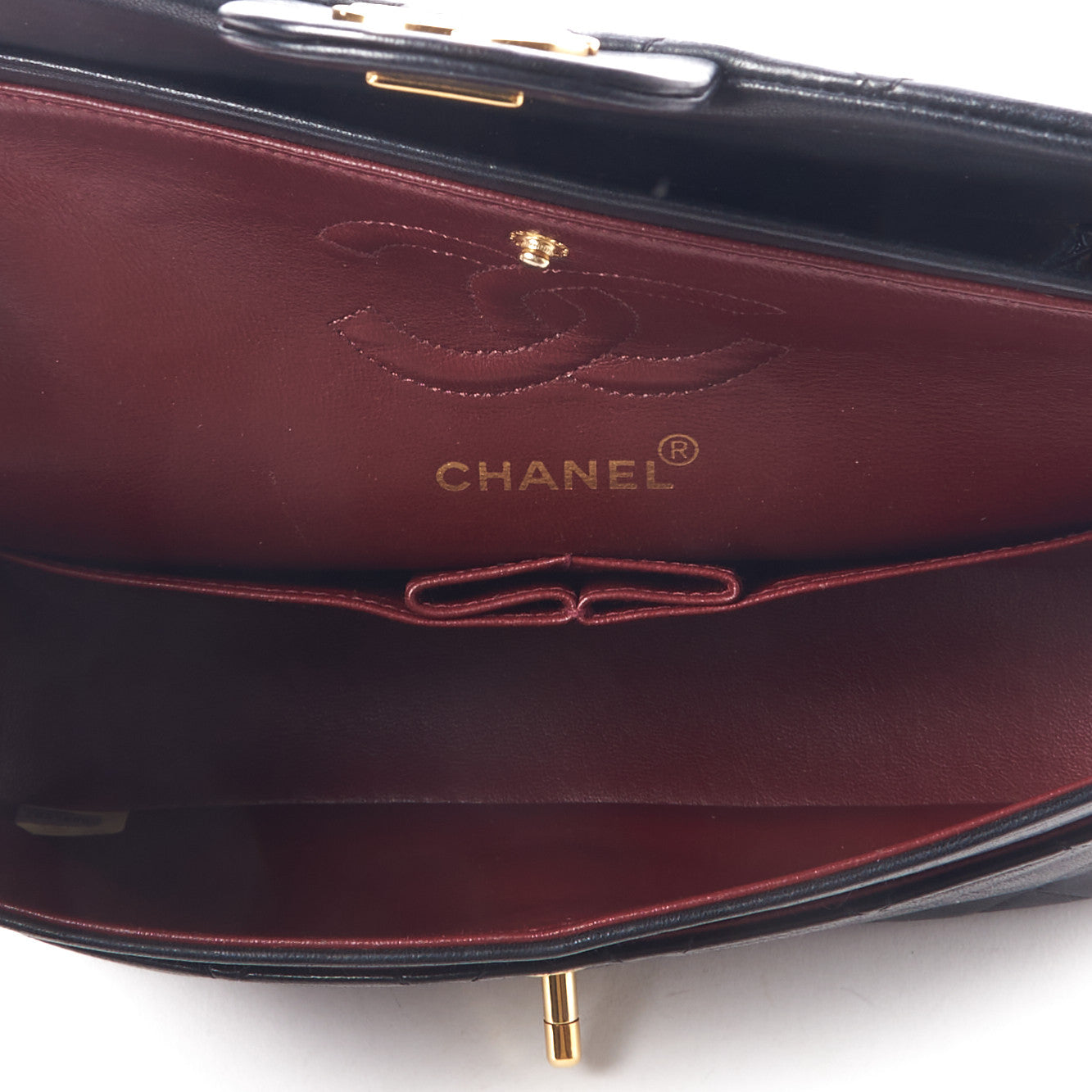 Chanel Lambskin Quilted Small Double Flap Black 7 of 10