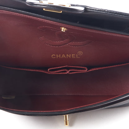 Chanel Lambskin Quilted Small Double Flap Black 7 of 10