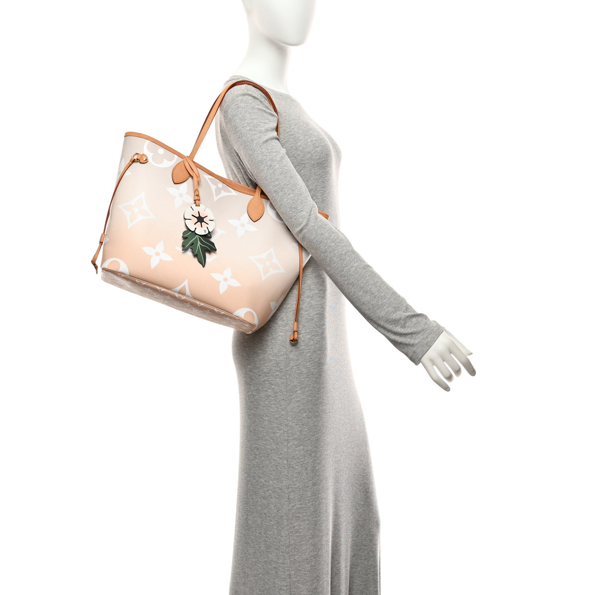 Monogram Giant By The Pool Neverfull MM Brume
