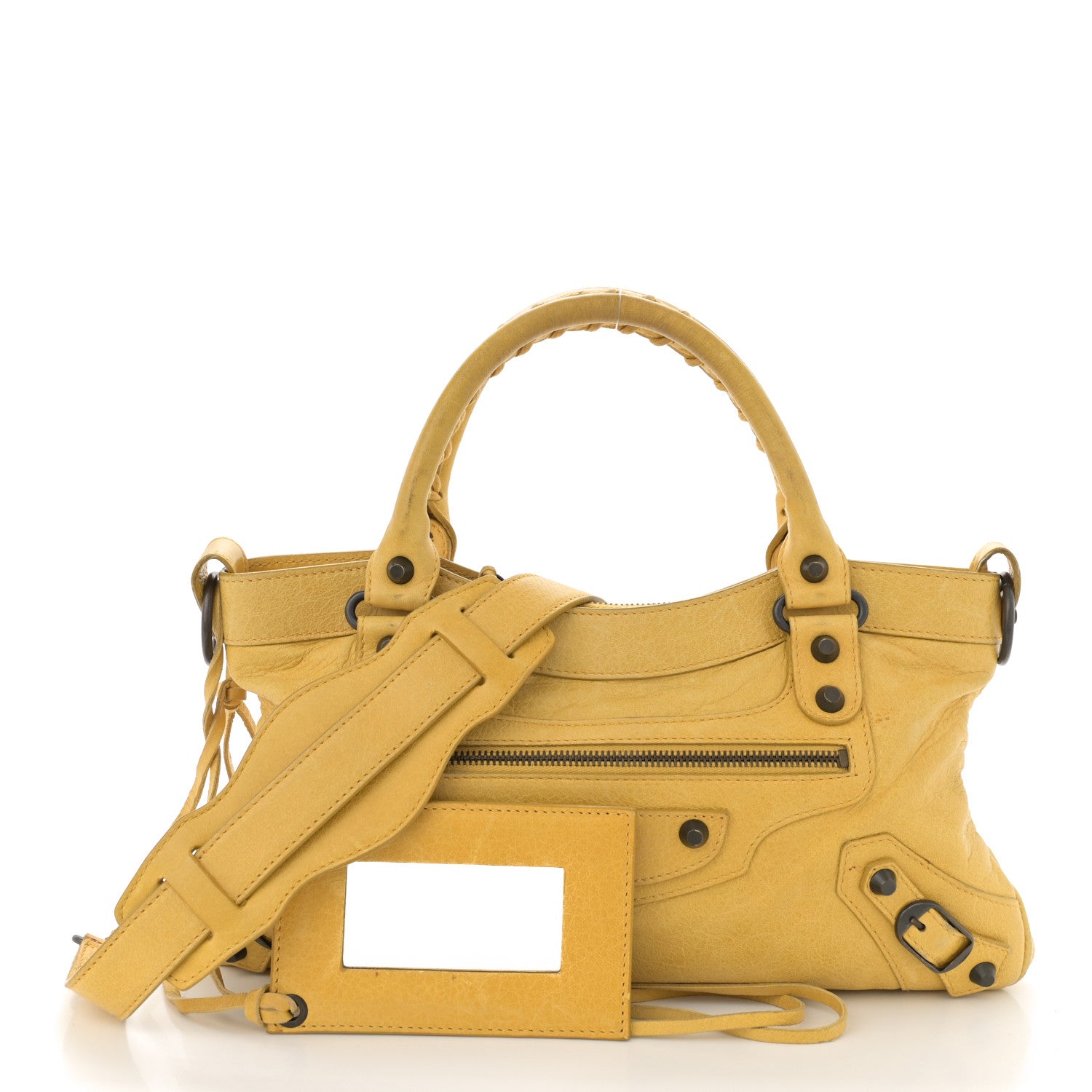 Balenciaga Agneau Classic Hardware First Moutarde 3 of 16