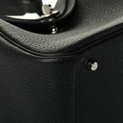 Hermes Taurillon Clemence Mini Lindy 20 Black 5 of 6