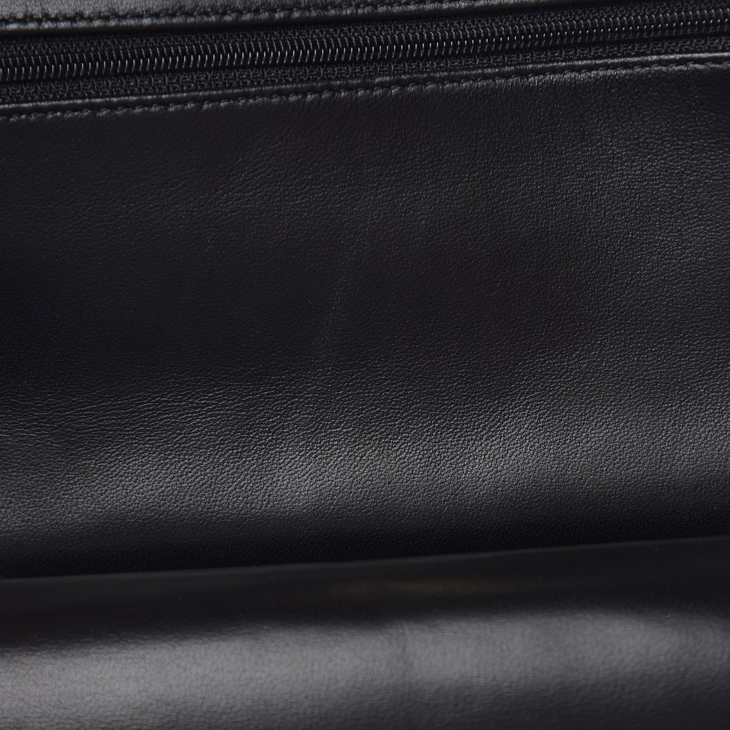 Chanel Lambskin Quilted Medium Double Flap Black 13 of 14