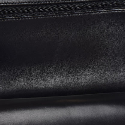 Chanel Lambskin Quilted Medium Double Flap Black 13 of 14