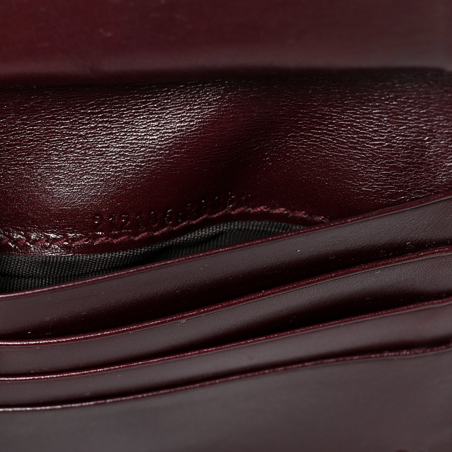 Imprime Monogram GG Pierce Tri Fold Wallet Bordeaux