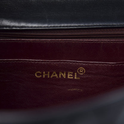 Chanel Lambskin Quilted XL Jumbo Single Flap Black 9 of 14