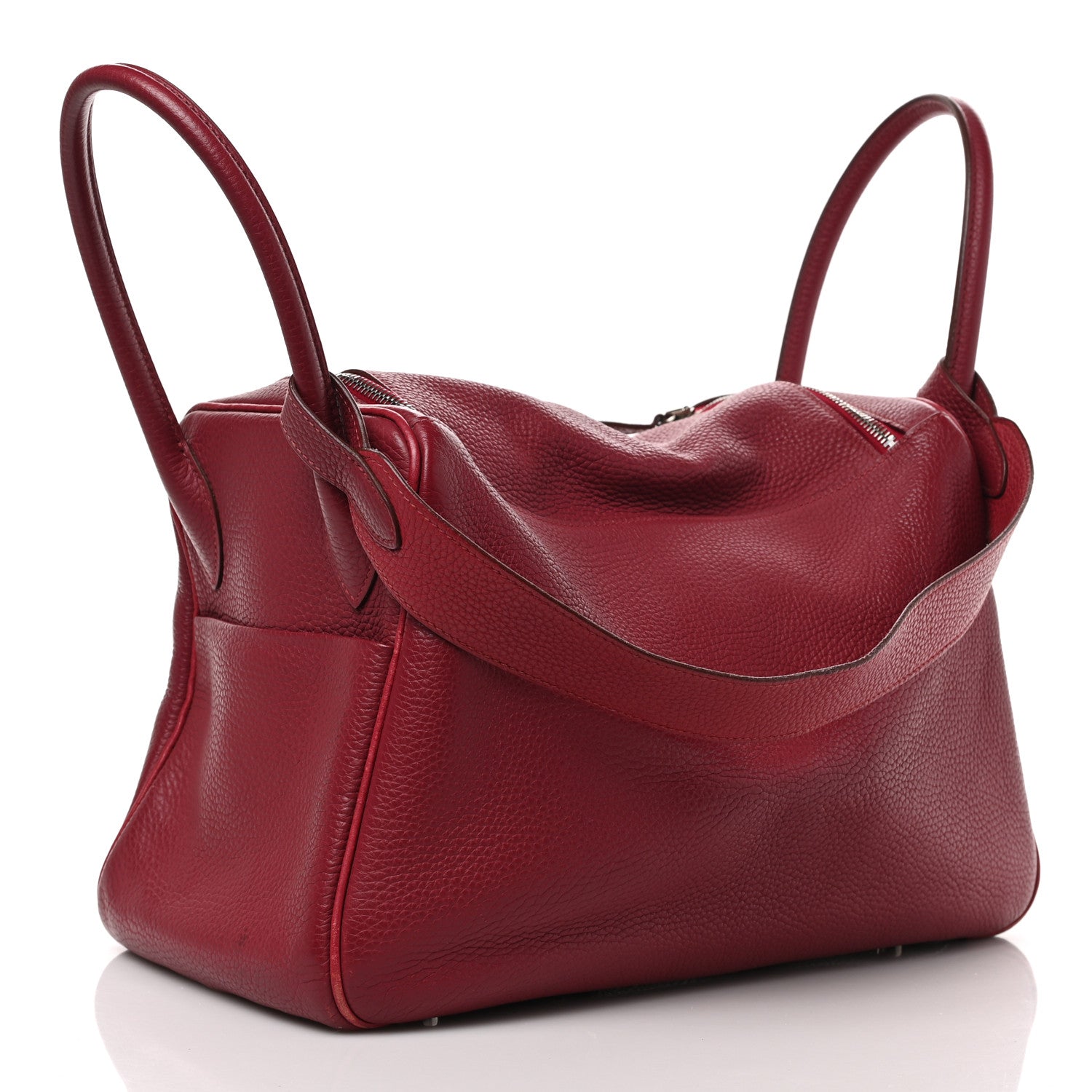 Hermes Taurillon Clemence Lindy 34 Rubis 3 of 11