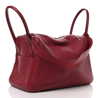 Hermes Taurillon Clemence Lindy 34 Rubis 3 of 11
