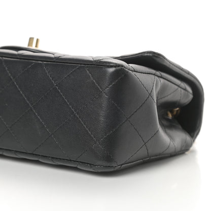 Chanel Lambskin Quilted Mini Rectangular Flap Black 10 of 15
