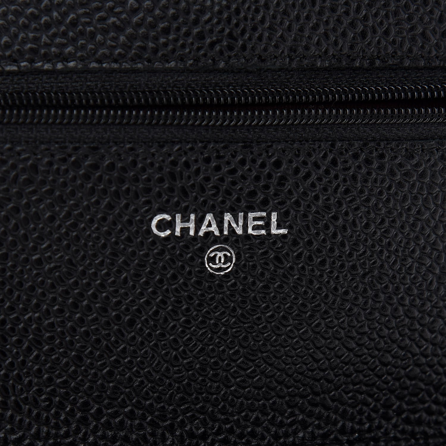 Chanel Caviar Quilted Wallet On Chain WOC Black 6 of 10