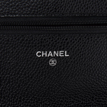 Chanel Caviar Quilted Wallet On Chain WOC Black 6 of 10
