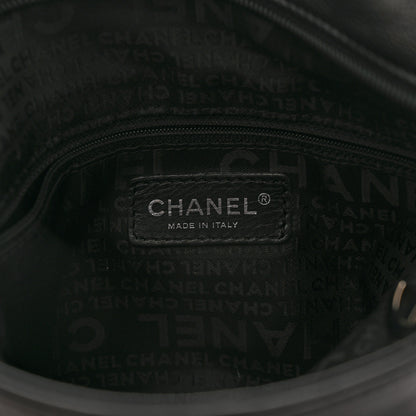 Chanel Lambskin Stitched Medium Ultimate Soft Tote Black 6 of 13