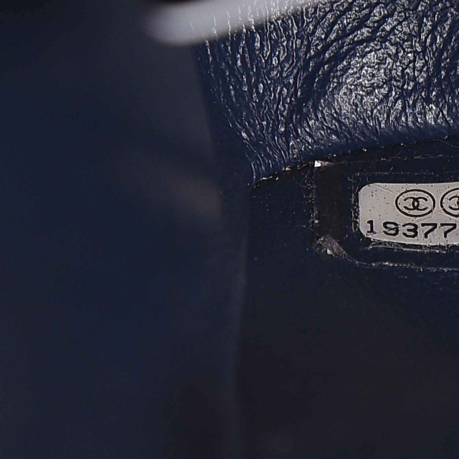 Chanel Caviar Quilted Medium Double Flap Navy 9 of 14