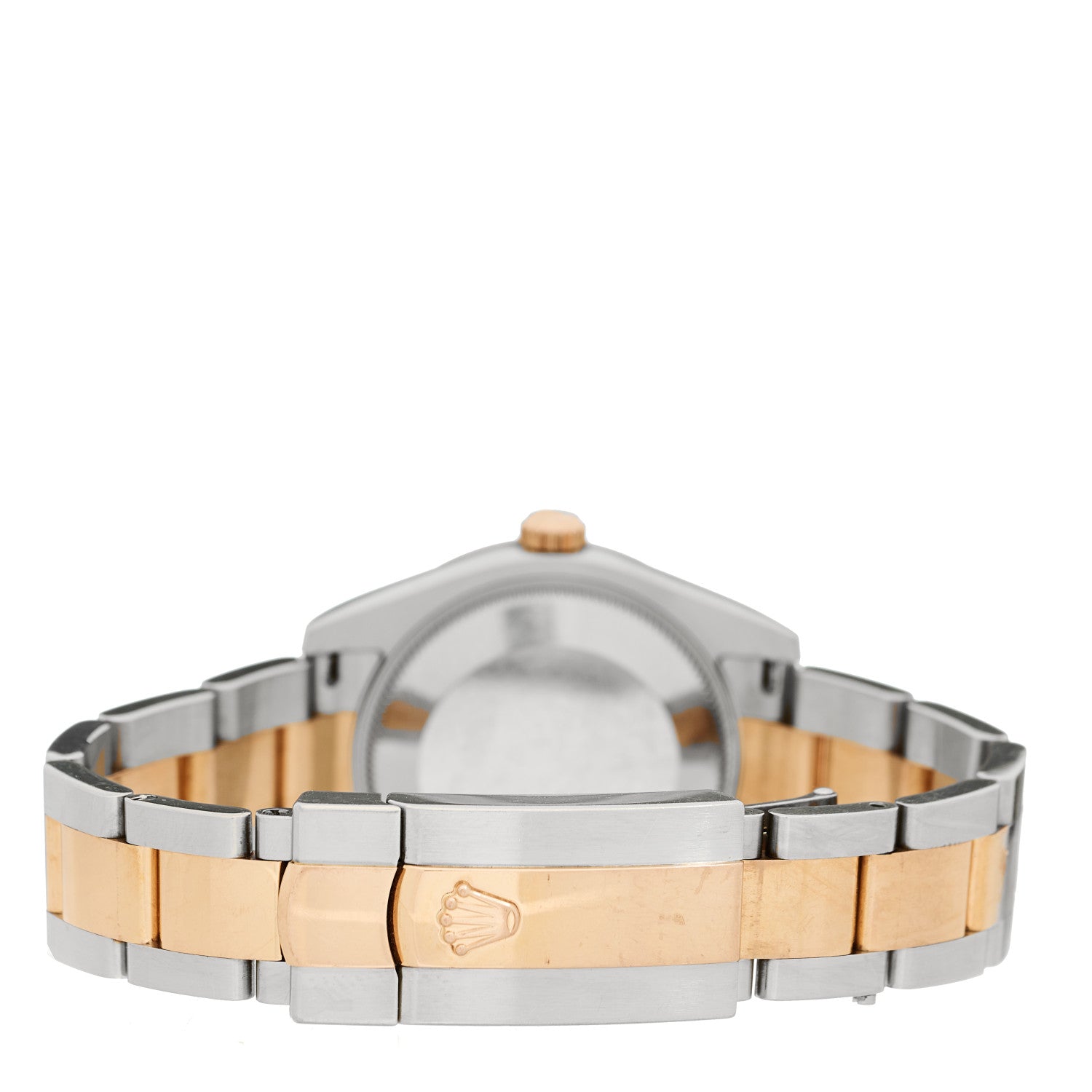 Rolex Stainless Steel 18K Everose Gold Diamond 31mm Oyster Perpetual Datejust Watch Chocolate Roman 178341 3 of 5