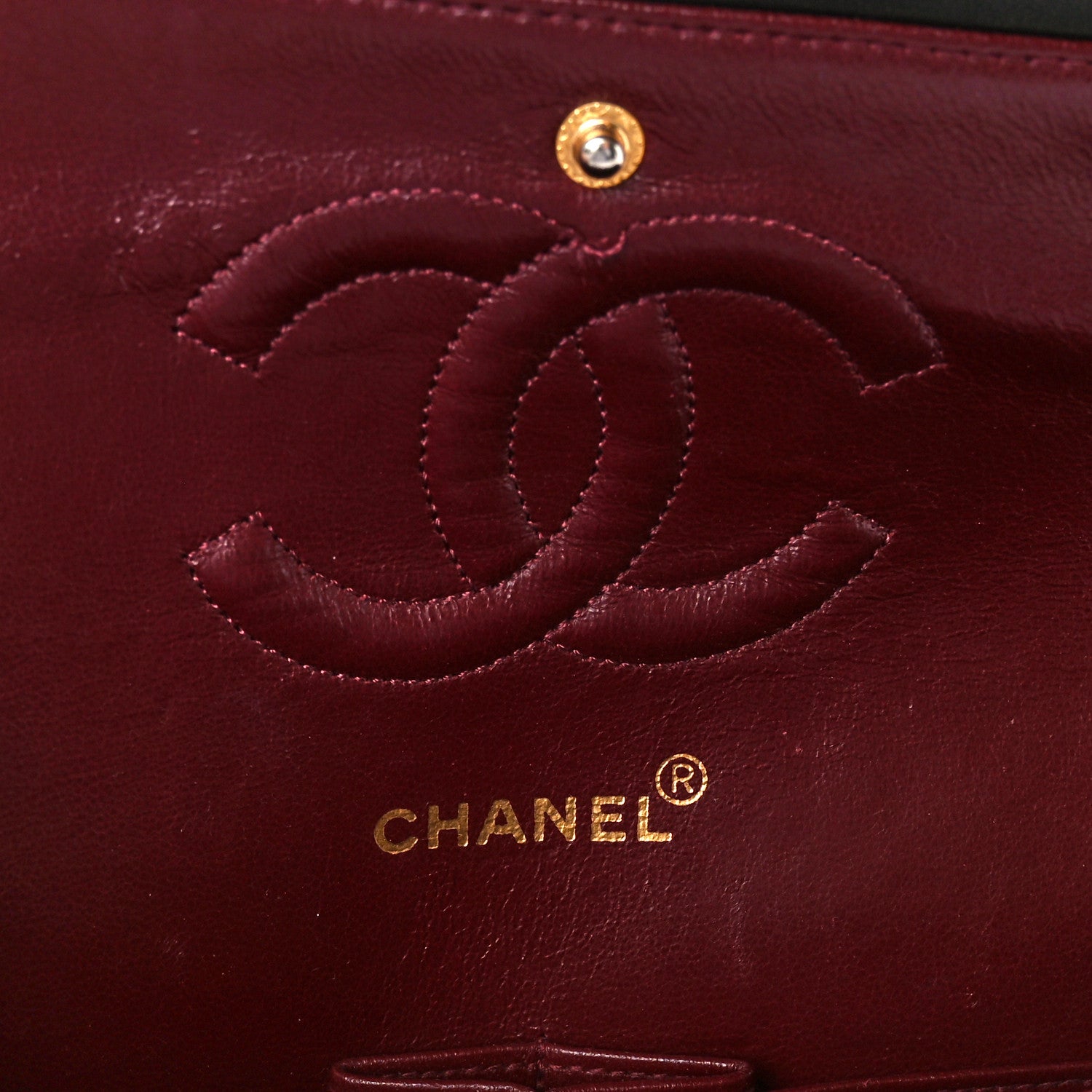 Chanel Lambskin Quilted Medium Double Flap Black 6 of 13