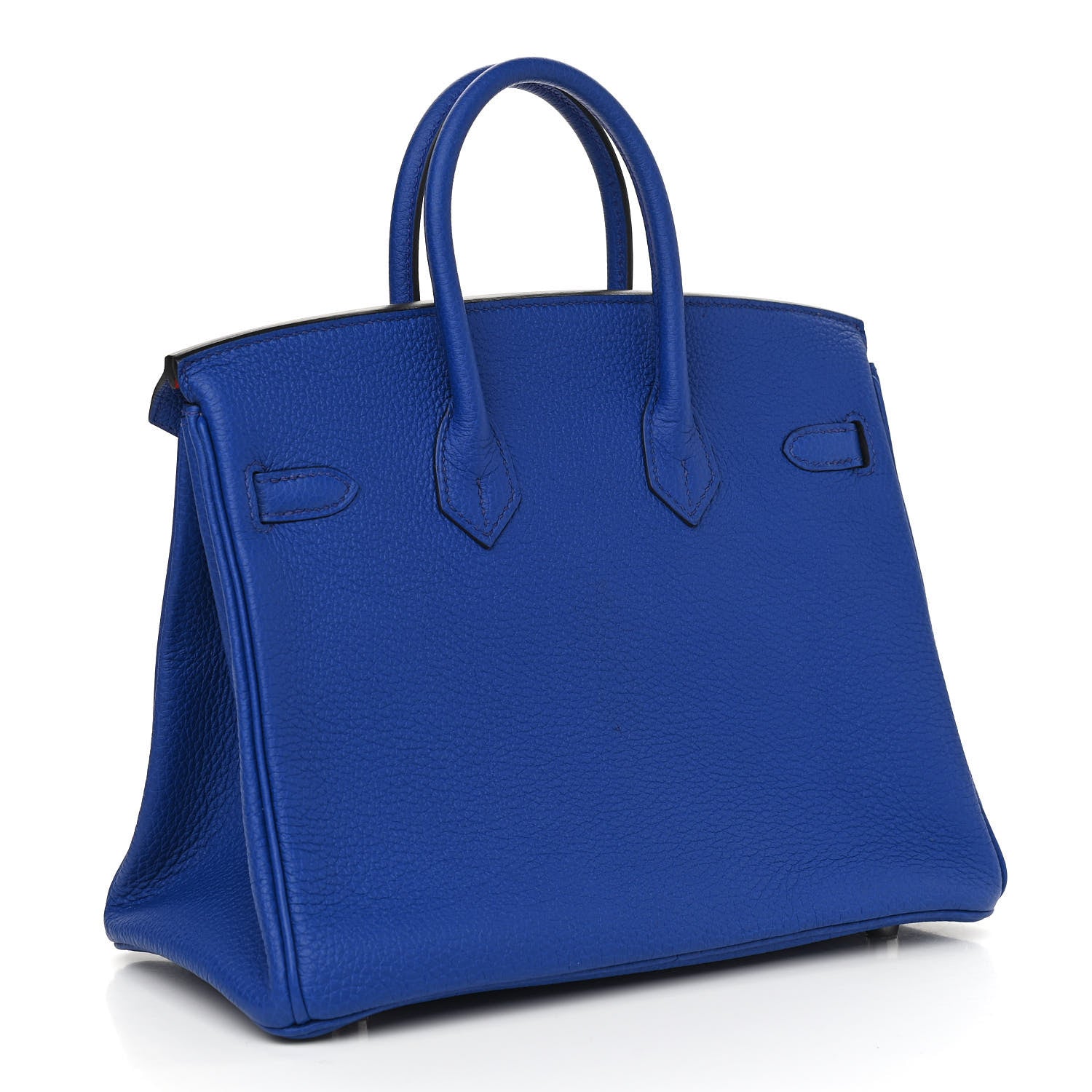 Hermes Togo Verso Birkin 25 Bleu Royal Capucine 3 of 11