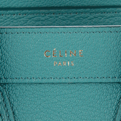 Celine Goatskin Nano Luggage Antarctic 6 of 8