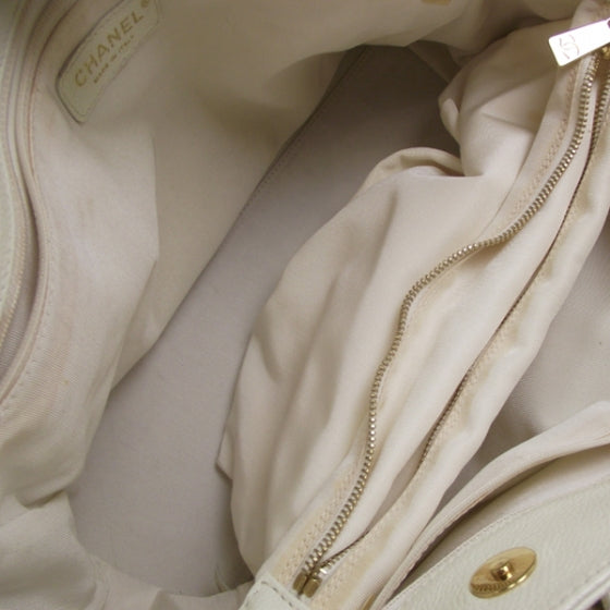 Caviar Cerf Shopper Tote White