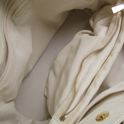 Chanel Caviar Cerf Shopper Tote White 8 of 13