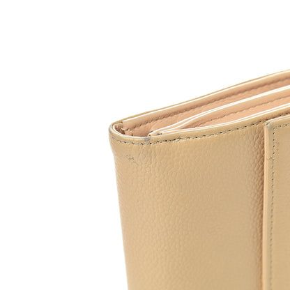 Chanel Caviar Timeless CC Compact Flap Wallet Beige 14 of 15