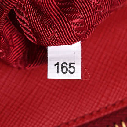 Prada Saffiano Medium Galleria Double Zip Tote Fuoco 11 of 20