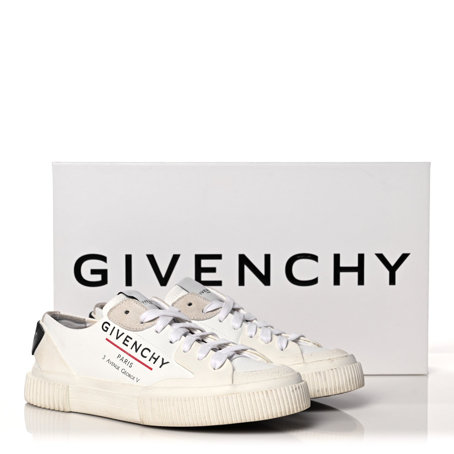 Givenchy Canvas Logo Tennis Light Low Top Sneakers 36.5 White 13 of 13