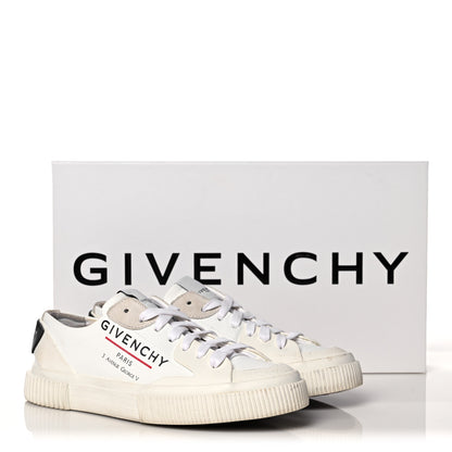 Givenchy Canvas Logo Tennis Light Low Top Sneakers 36.5 White 13 of 13
