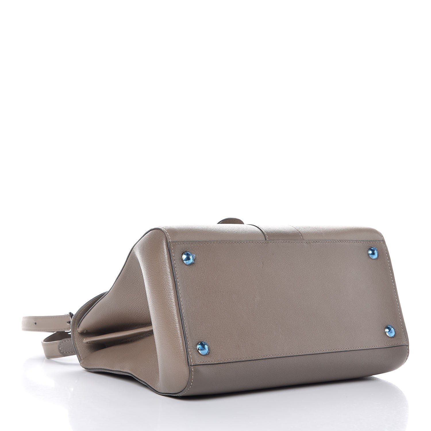 Delvaux Grained Calfskin MM Brillant Satchel Camaieux Tourterelle 4 of 8