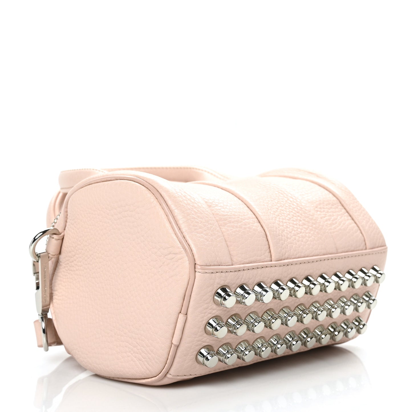 Pebbled Lambskin Mini Rockie Pale Pink Pale Gold Hardware