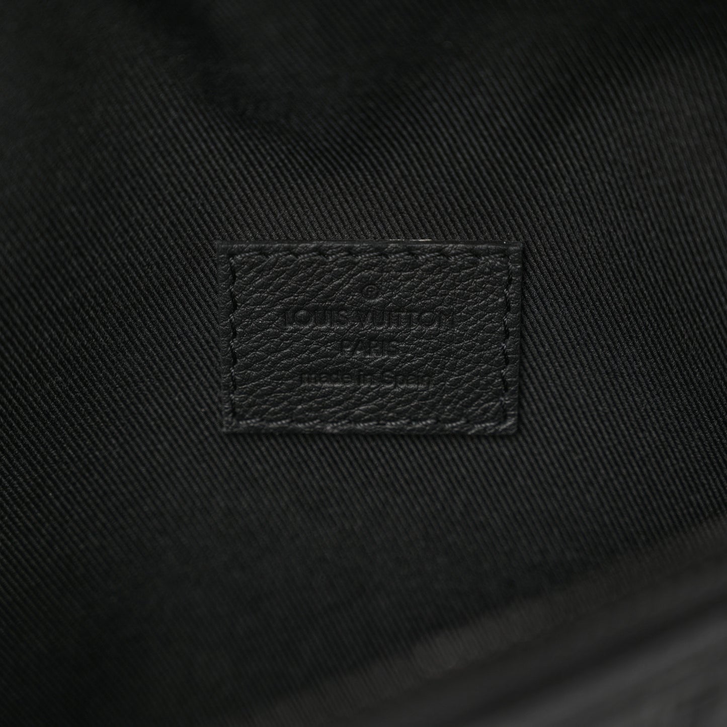 Calfskin Monogram Shadow Discovery Bumbag Black