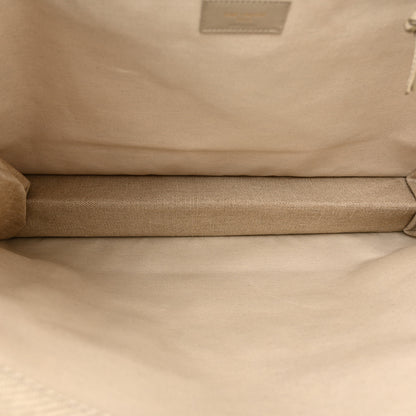 Saint Laurent Linen Calfskin Small Rive Gauche Tote Beige Sea Salt 5 of 10