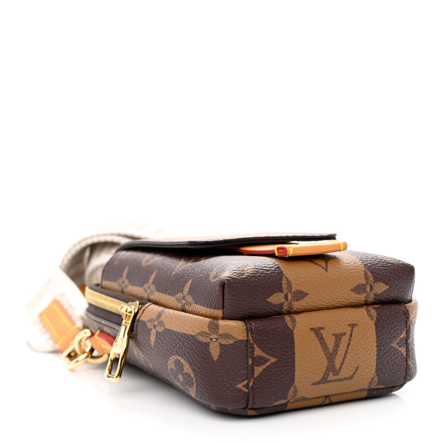 X NIGO Reverse Monogram Flat Double Phone Pouch