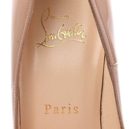 Christian Louboutin Patent So Kate 120 Pumps 38.5 Nude 7 of 12