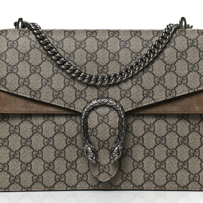 Gucci GG Supreme Monogram Medium Dionysus Shoulder Bag Taupe 11 of 11