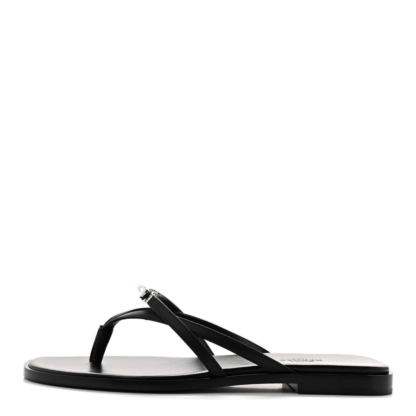 Calfskin Miss Sandals 39 Black