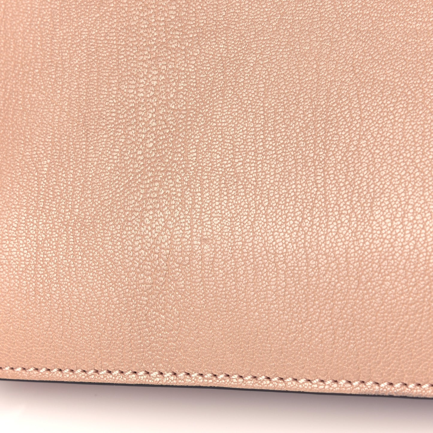 Goatskin Small Faye Shoulder Bag Biscotti Beige